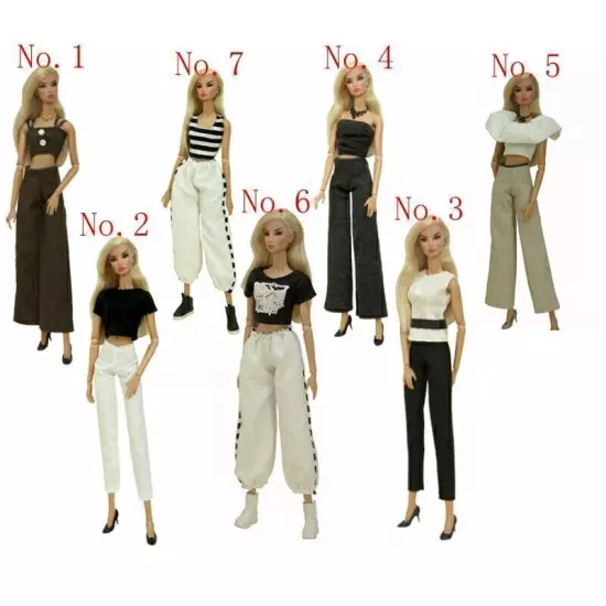 Office Lady Fashion Clothes Set Fit 11.5" Doll Outfits 1/6 Dolls Accessories Toy