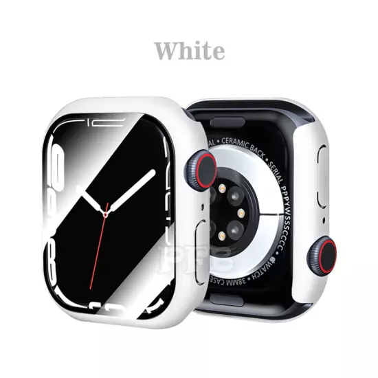 Case Cover Screen Protector For Apple Watch 9/8/7/6/5/4/SE 41/44/45/49mm/Ultra 2