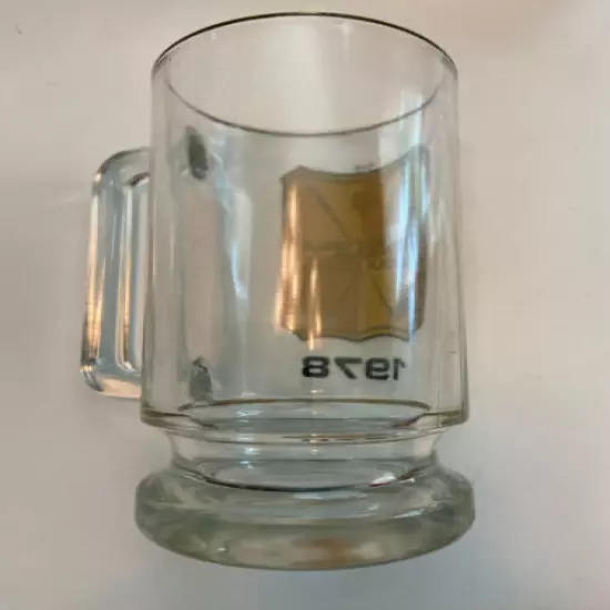 Vintage 1978 SUNNYVALE Men’s GOLF Club Glass Beer Stein Mug Rare MINT