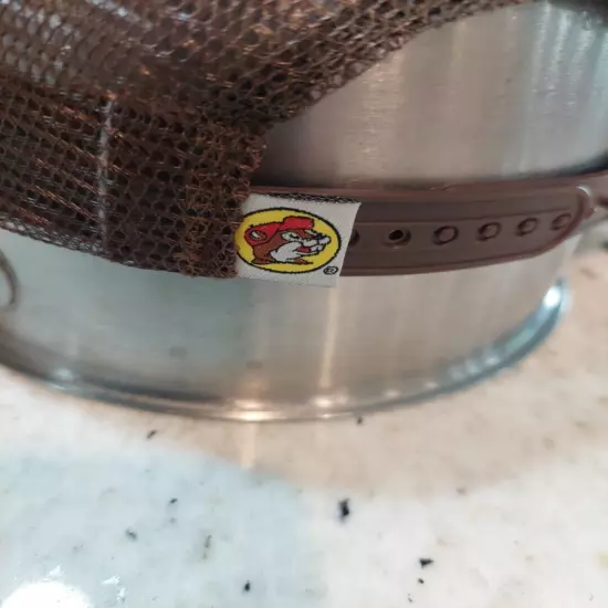 Buc-ees Mesh Snapbback Adjustable Truckers Hat Cap Brown Tan