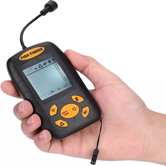 100m Fish Finder Oltrasonic Fishfinder Fishing With LCD Display GDM Portable