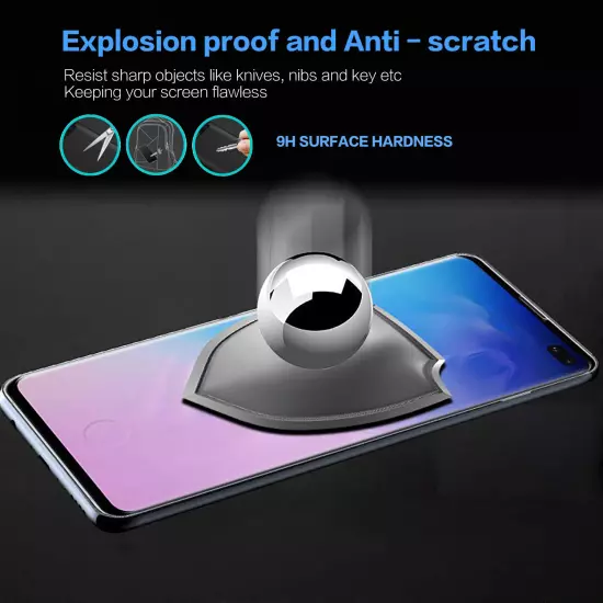 For Samsung Galaxy S20 S10 S9 8 Plus S10e Note 10 9 8 Tempered Screen Protector