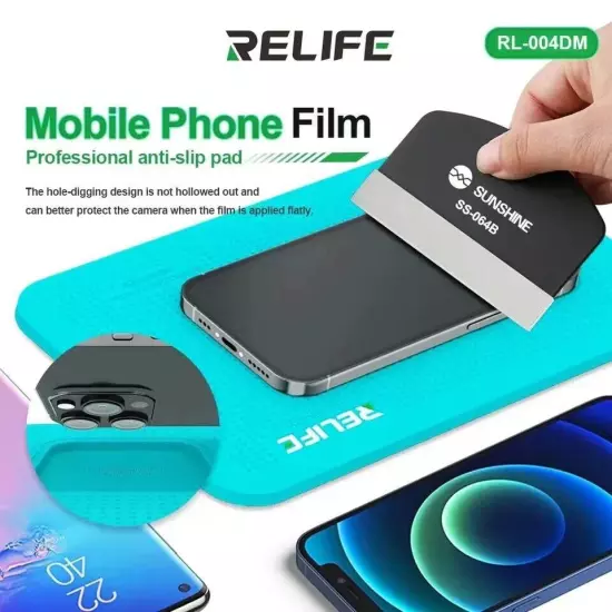 RL-004DM Screen Film Anti-slip Pad Anti-slip Camera Protection Silicone Mat