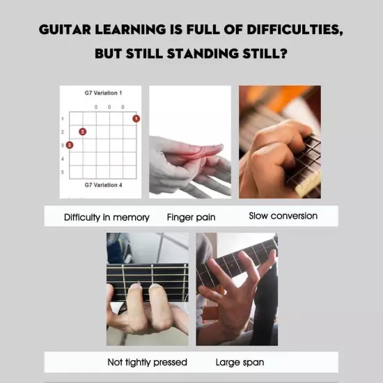 Guitar Aid Chords Trainer Guitar Learning System for Beginners Adults Fam Prof