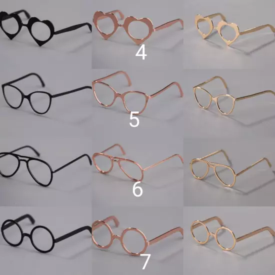 1/6 Scale Miniatue Glasses Frame for Fashion Dolls/fashion royalty/Action figure