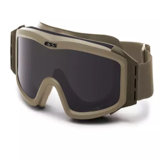 NEW ESS 740-0127 Profile NVG Goggle Eyewear Terrain Tan 499 CLEAR & SMOKE lenses