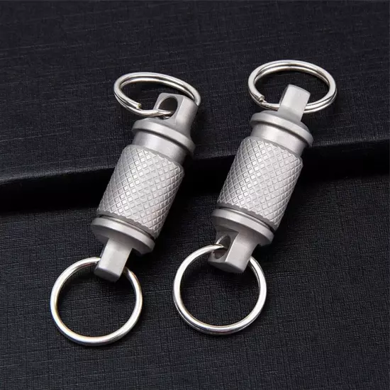 Key Ring Keychain Bags Belt Loops° Rotatable Quick Release 2 Types