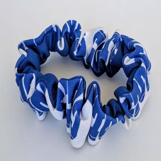 INDIANAPOLIS COLTS Hair Scrunchie Scrunchies by Sherry