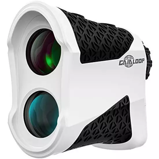 Laser Golf Rangefinder with Slope Golf Range Finder Flagpole Lock Yardage Dev...