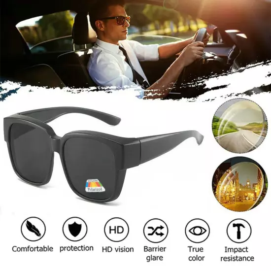 HD Night Driving Glasses Yellow Anti Glare Vision Tinted Unisex Sunglasses