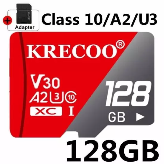 128GB 256GB 1TB Micro SD Card Memory Card TF Card with Free Adapter High Speed