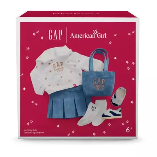 American Girl X GAP Star Hoodie Outfit for 18" Dolls New in Box