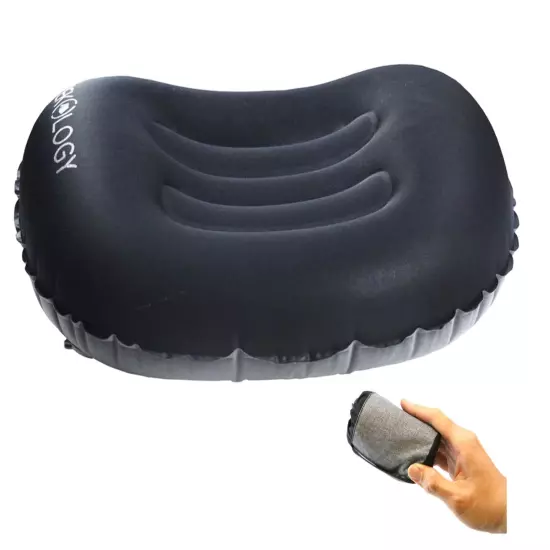 Trekology Inflatable Camping Pillow, Aluft 1.0 Backpacking Pillow, Travel Pillow