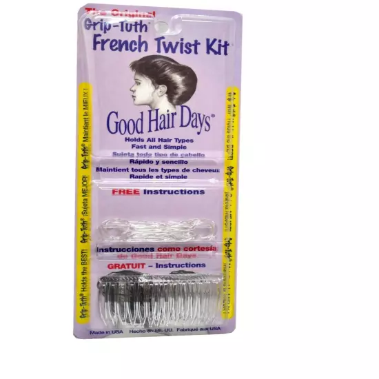 The Original Grip-Tuth® Good Hair Days Tuck Side Combs Made in USA Mix&Match