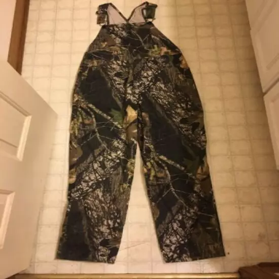 Redhead Youth Suspender Overalls Bibs Camo Hunting Woods Winter Fall Sz L