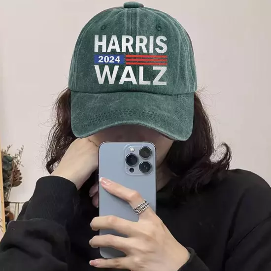 Kamala Harris Tim Walz Hat (Embroidered Dad Cap) Harris Walz 2024-