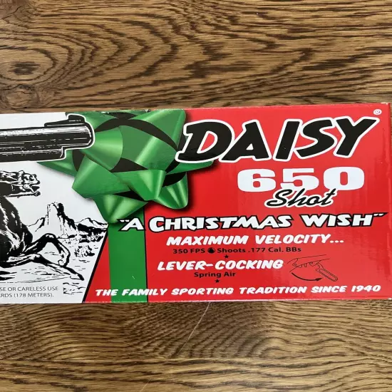 Daisy Christmas Wish Red Ryder BB Gun .177 Cal. Lever Action Spring Power NEW