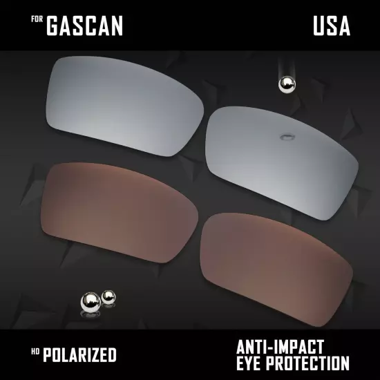 Anti Scratch Polarized Replacement Lenses for-Oakley Gascan OO9014 Options