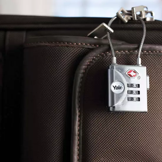 TSA Approved Cable Luggage Locks with Combination for Travel & Backpack