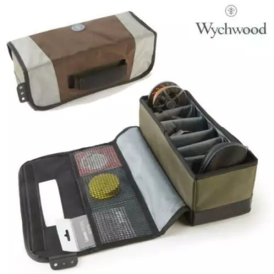 WYCHWOOD FLY FISHING REEL BAG. STORAGE CASE.