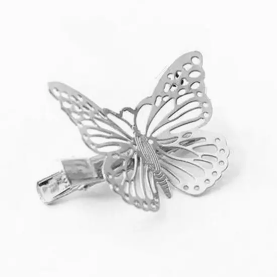 Elegant Women Gold Butterfly Hair Clip Hairpin Wedding Barrette Accessories