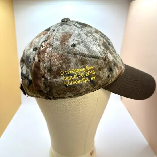 Cabelas Camo Hat Adjustable Camouflage Cap Embroidery On Side Hunting Fishing 