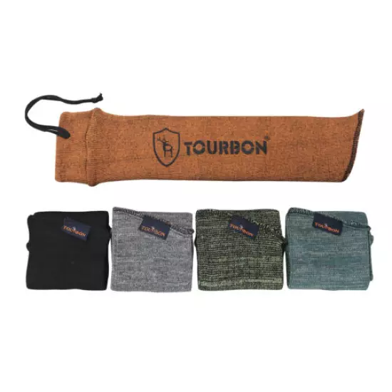 Tourbon Silicone Treated Gun Pistol Sleeves Handgun Socks Hunting 5 Color Option