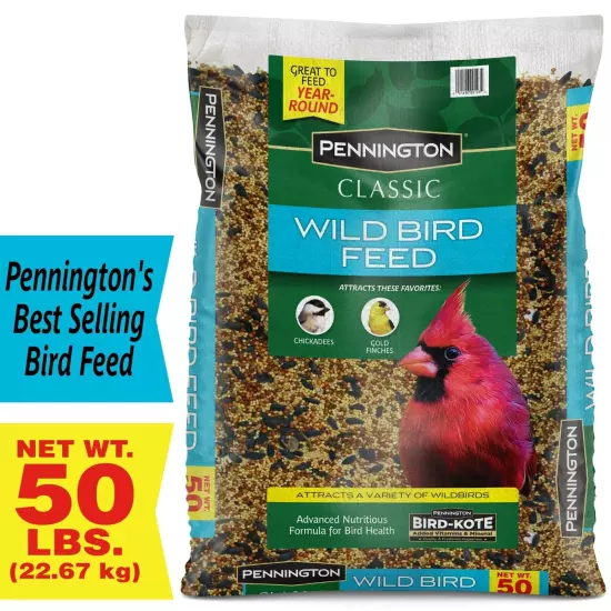 10/20/40/50 lb. Bag Pennington Classic Wild Bird Feed and Seed