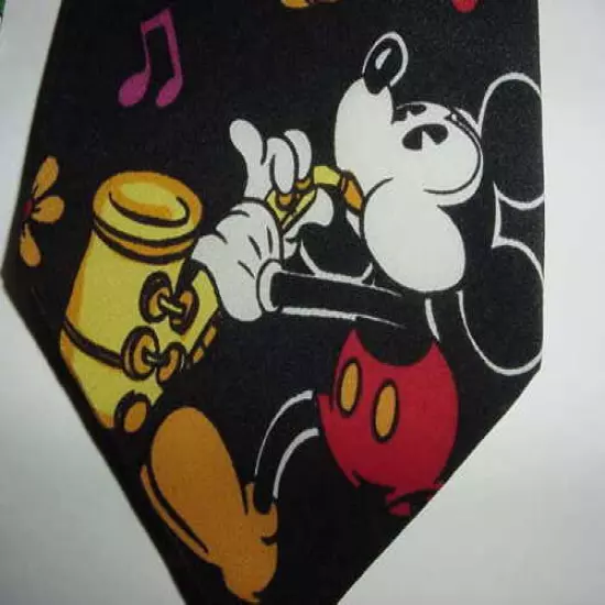 SILK DISNEY MICKEY MOUSE GOLF VINTAGE TIE DONALD DUCK