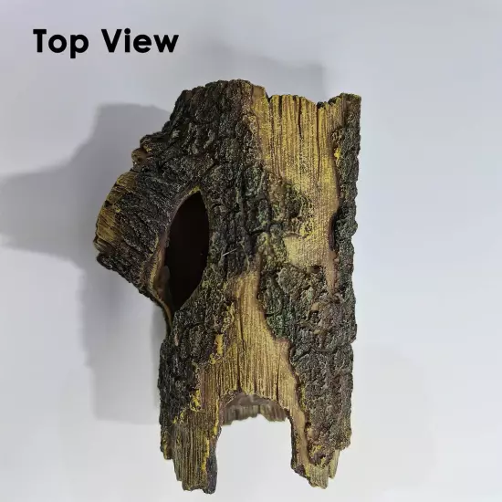 Aquarium Decoration Hollow Tree Trunk Fish Tank Decor, Betta Fish Ornament Artif