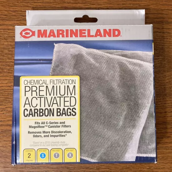 Marineland Activated Carbon Bags C-Series Canister Filters Rite-Size S/T, 2 pk