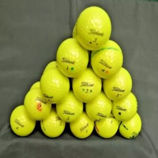 72 Titleist ProV1Yellow 4A White Golf Balls