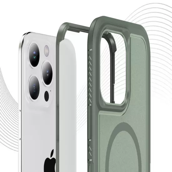 Tough Dual Layer Seam Case for iPhone 16 Pro Max - Compatible with MagSafe