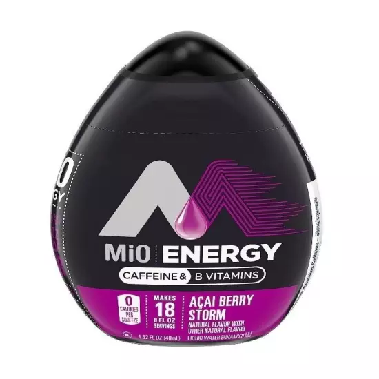 (10) Acai Berry Storm Mio Water Enhancers, 1.62 fl oz each, 2/24-3/22