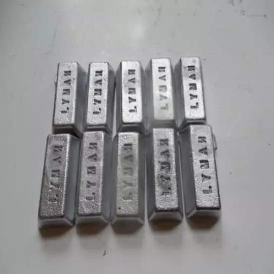 10 Lbs. Lead Bars Ingots Bullets/Sinker Material Fluxed