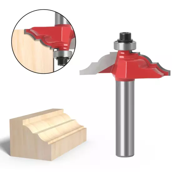 Router Cutter Splinter-free High Strength 8mm Round Shank Joint Router Bit Alloy