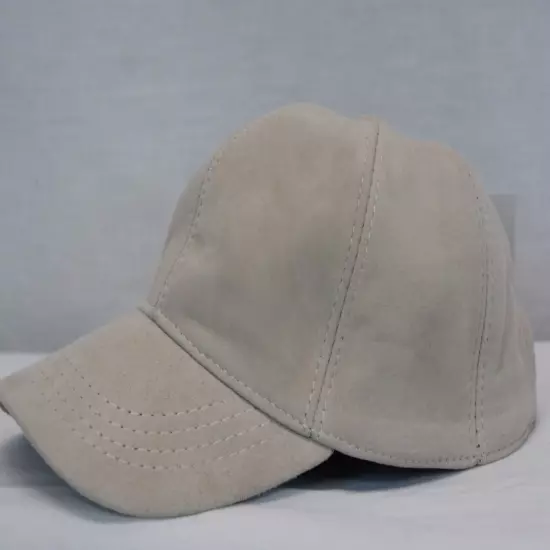 100% REAL GENUINE LAMBSKIN SUEDE LEATHER Baseball Cap Hat Sport Visor 36 COLORS