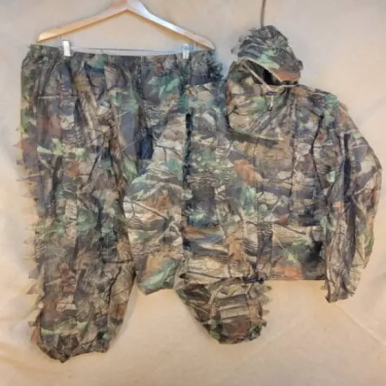 Redhead Realtree Hardwood Underbrush Mesh Ghillie Jacket & pants 2x/3x Face Net