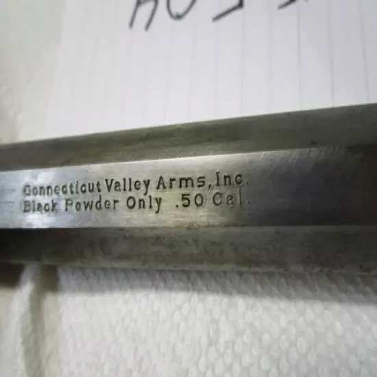 504 CVA Frontier 50 Caliber Barrel 15/16" Hook Style Breech (New/Old) (Unfired)