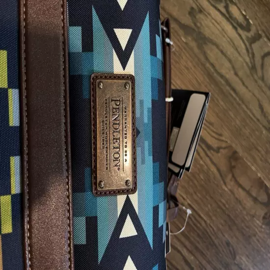 PENDLETON CARICO LAKE NAVY MULTICOLOR 15”UNDER SEAT CARRY ON SOFTSIDE BAG NWT