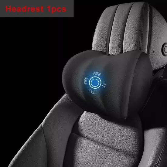 Car Single Headrest Lumbar Support Neck Pillow Lumbar Cushion Car Seat Support 