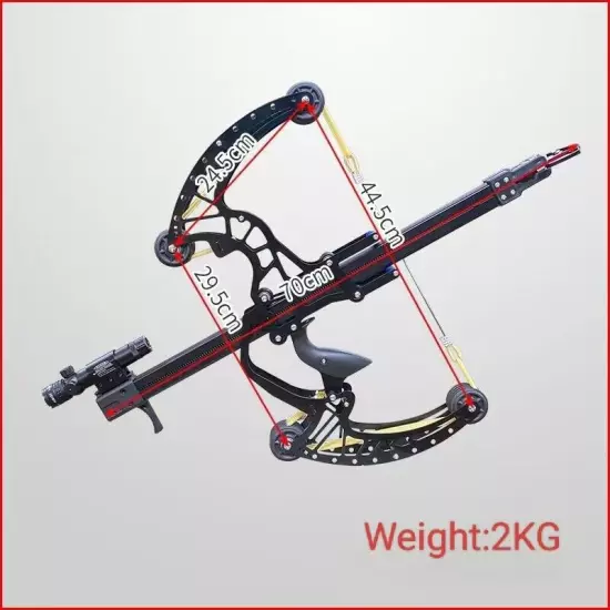 Sup Slingshot Aiming Shooting hunting Fish Composite Bow Outdoor Steel Ball Set