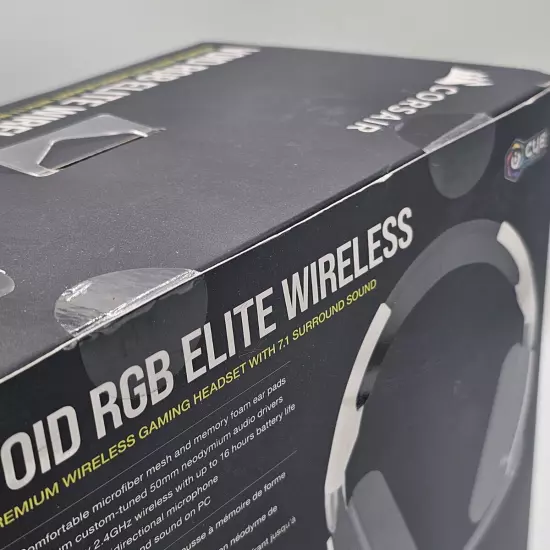 Corsair VOID RGB ELITE Wireless Gaming Headset Surround White ‎CA-9011202-NA