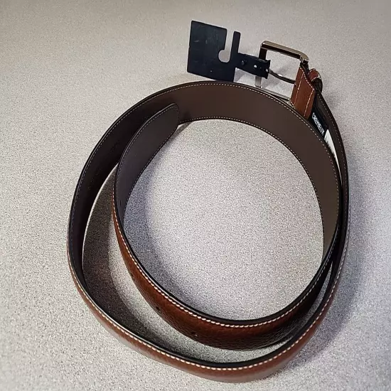 Cremieux Brown Leather Belt Size 38