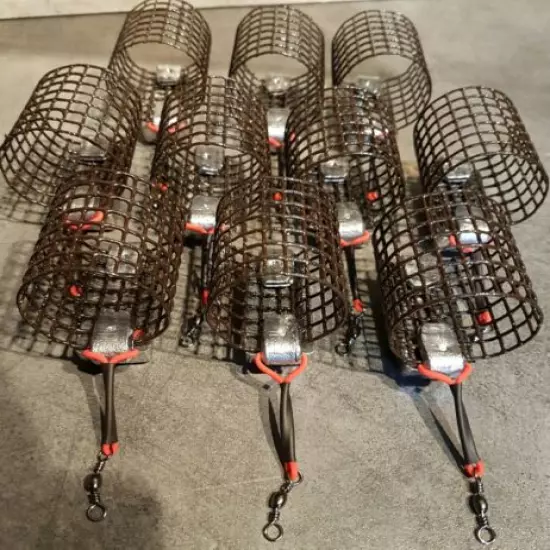 12off Heavy Barbel Std Cage Feeders (4off 3oz + 4off 4oz + 4off 5oz ) 