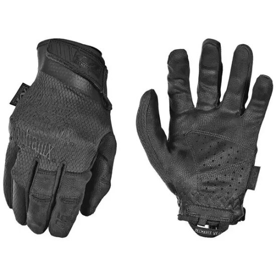 Mechanix Specialty 0.5mm Covert Black Shooting Gloves Size Small MSD-55-008