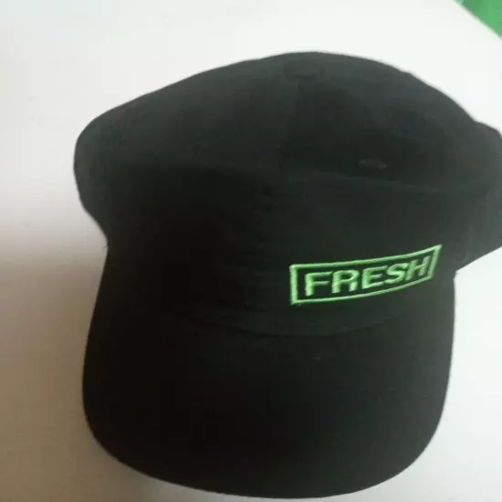 Fresh Subway Strapback Hat Black One Size Embroidered Employee Uniform