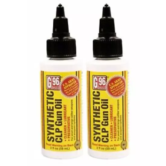 G96 Synthetic CLP Gun Oil - 2 Bottles