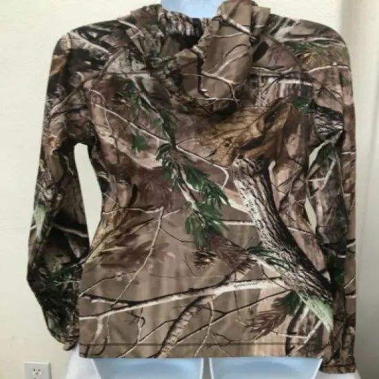 RedHead for Her ~ Realtree ap HD Camo Stretch Poly 1/2 Zip Pullover Top Hoodie M