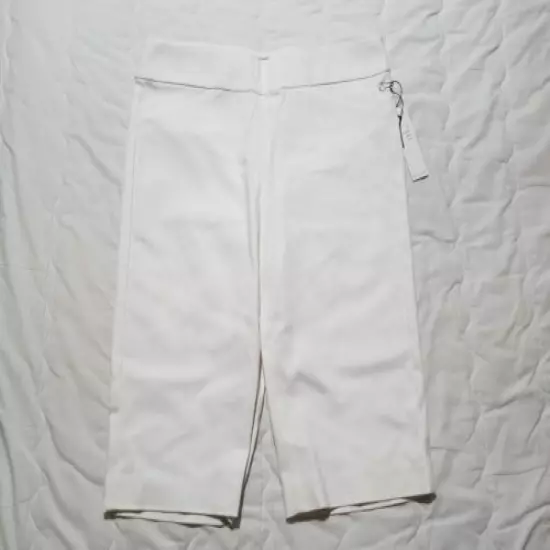 1 NWT WOMEN'S ECRU ATKINS SHORTS, SIZE: 2, COLOR: WHITE (J291)